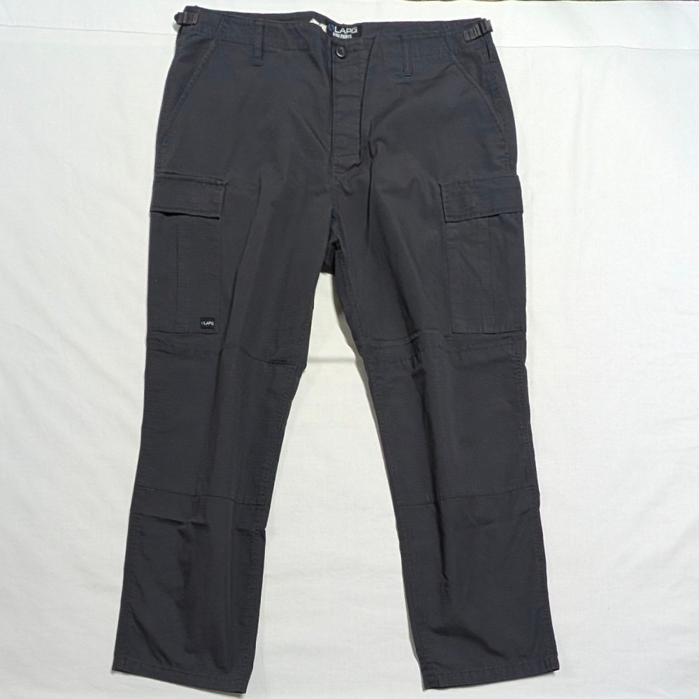 LA Police Gear BDU Cargo Pants Mens XL Regular Charcoal Gray Ripstop LAPG-PT-BDU